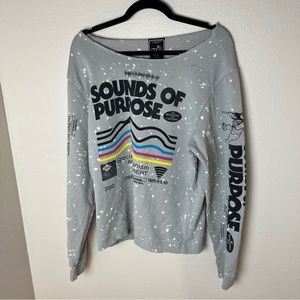 Prps sounds of purposed distressed crewneck